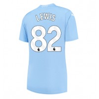 Fotbalové Dres Manchester City Rico Lewis #82 Dámské Domácí 2023-24 Krátký Rukáv